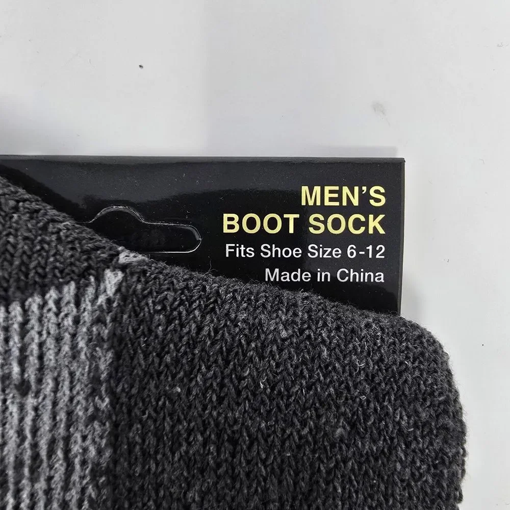 2 Pair Chestnut Ridge Mens Boot Socks Fits‎ Shoe Size 6-12 Outdoor Hiking New